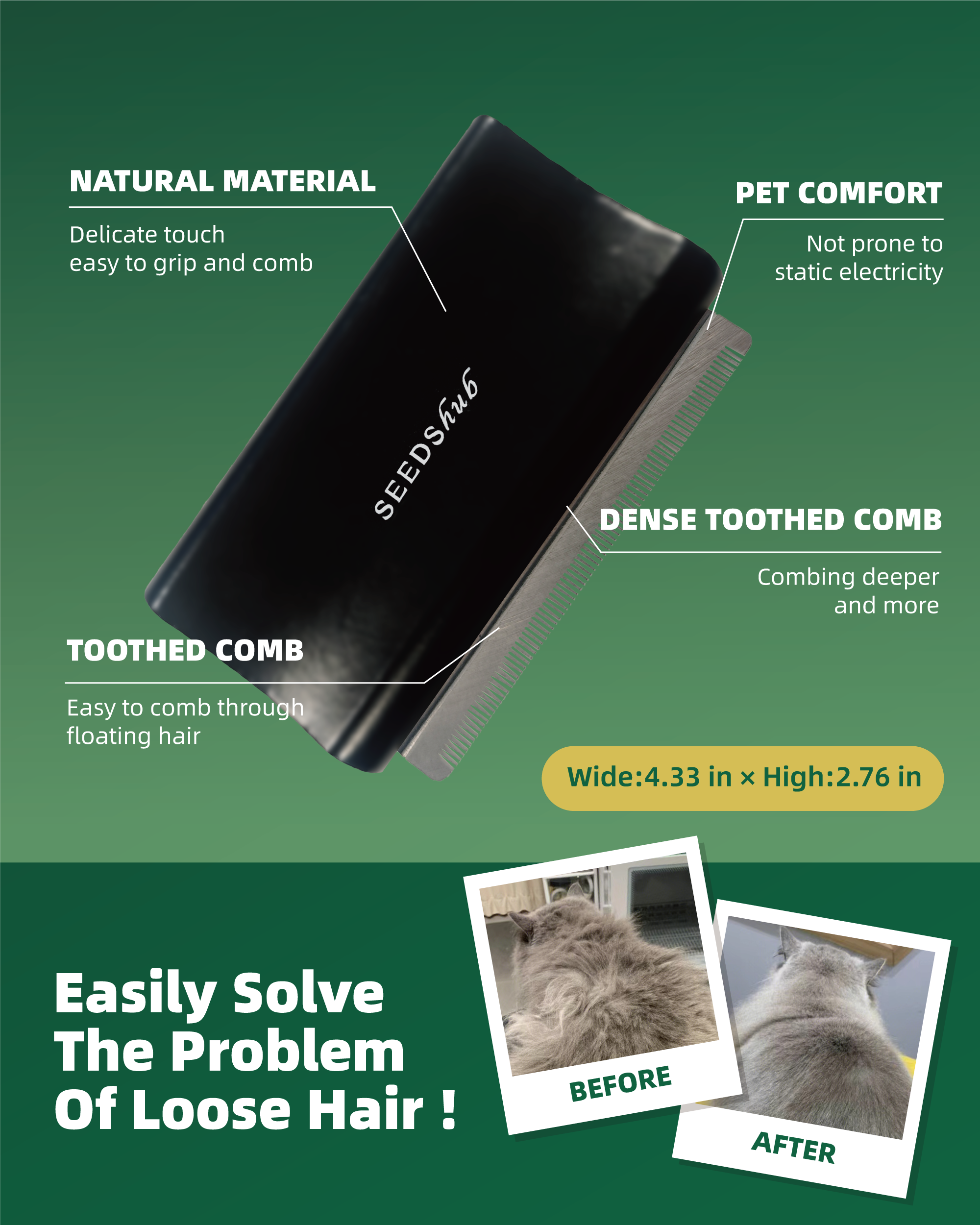 Seedshub Deshedding Kit Set