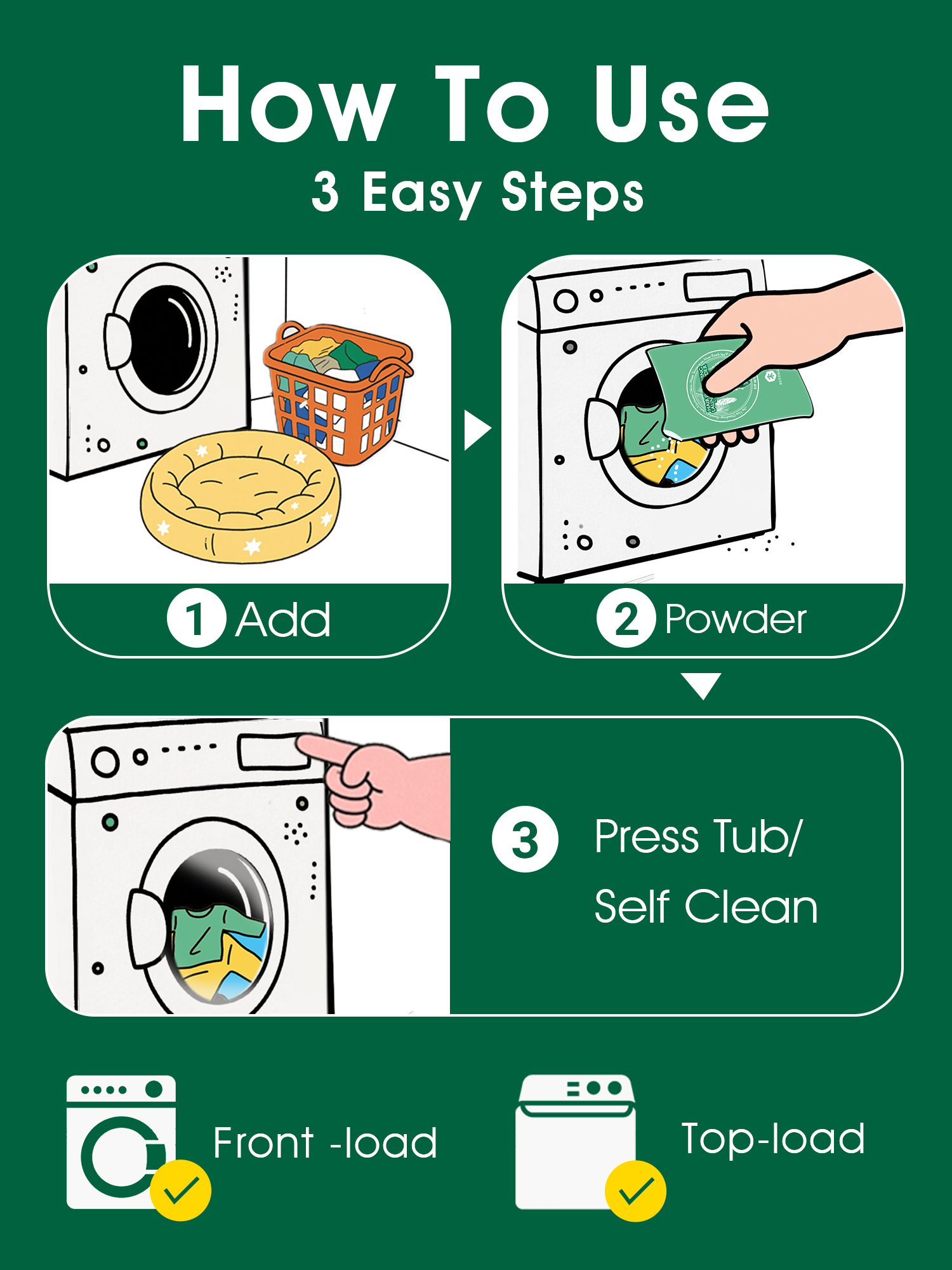 Up to 30% Seedshub Pet Hair Dissolving Laundry Powder - 90g*2pk