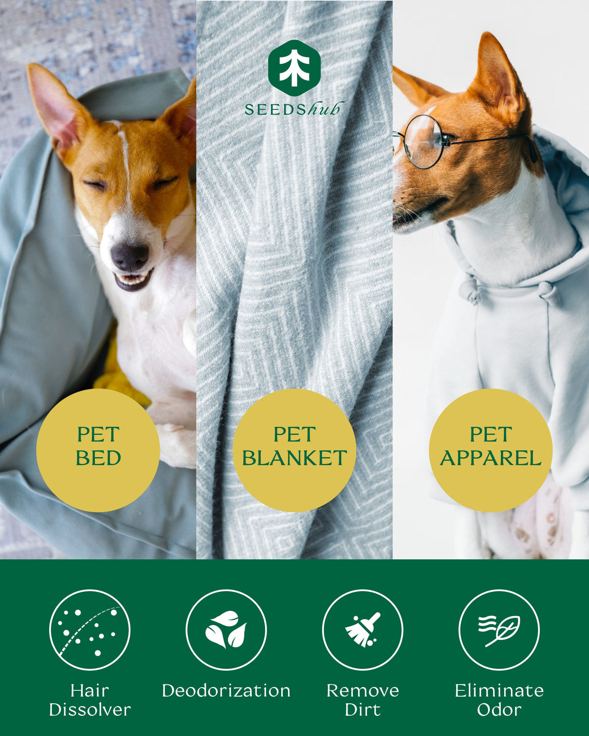 Seedshub Pet Hair Dissolver 6 Sachets Seedshub