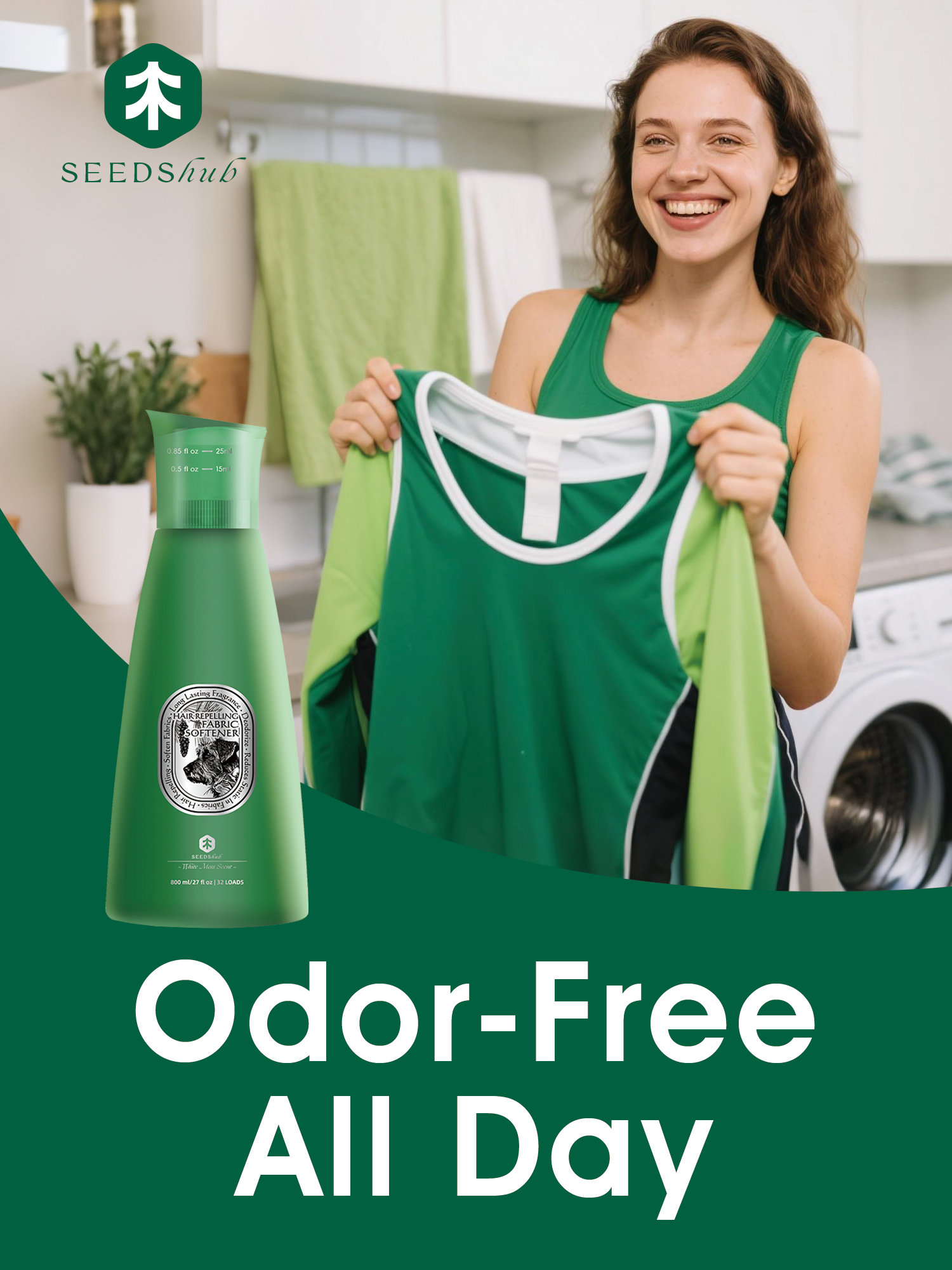 Seedshub Hair Repelling Fabric Softener 800ml Seedshub